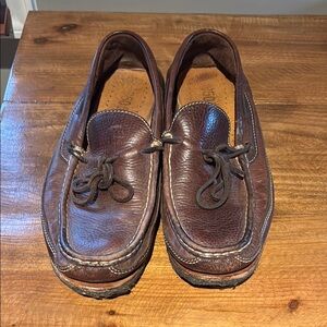 Johnston & Murphy Men's Brown Leather Loafers